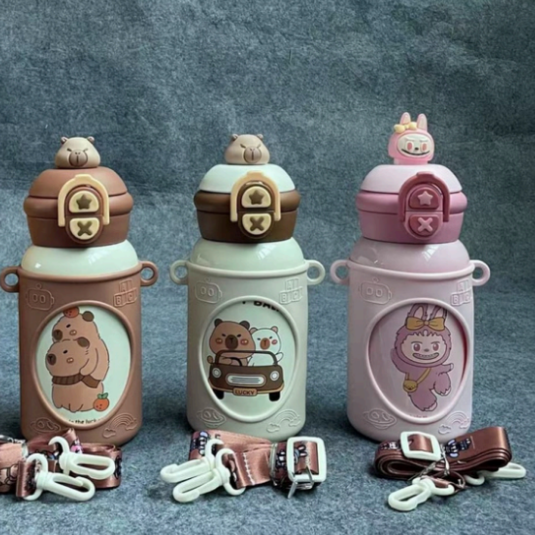 TERMO CAPIBARA PARA NIÑOS 500 ML