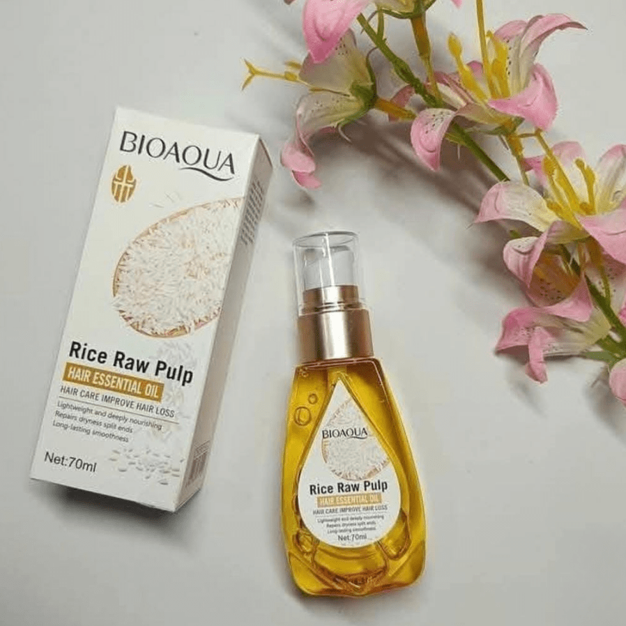 ACEITE BIOAQUA - PARA CABELLO DE PULPA DE ARROZ - Duever Import