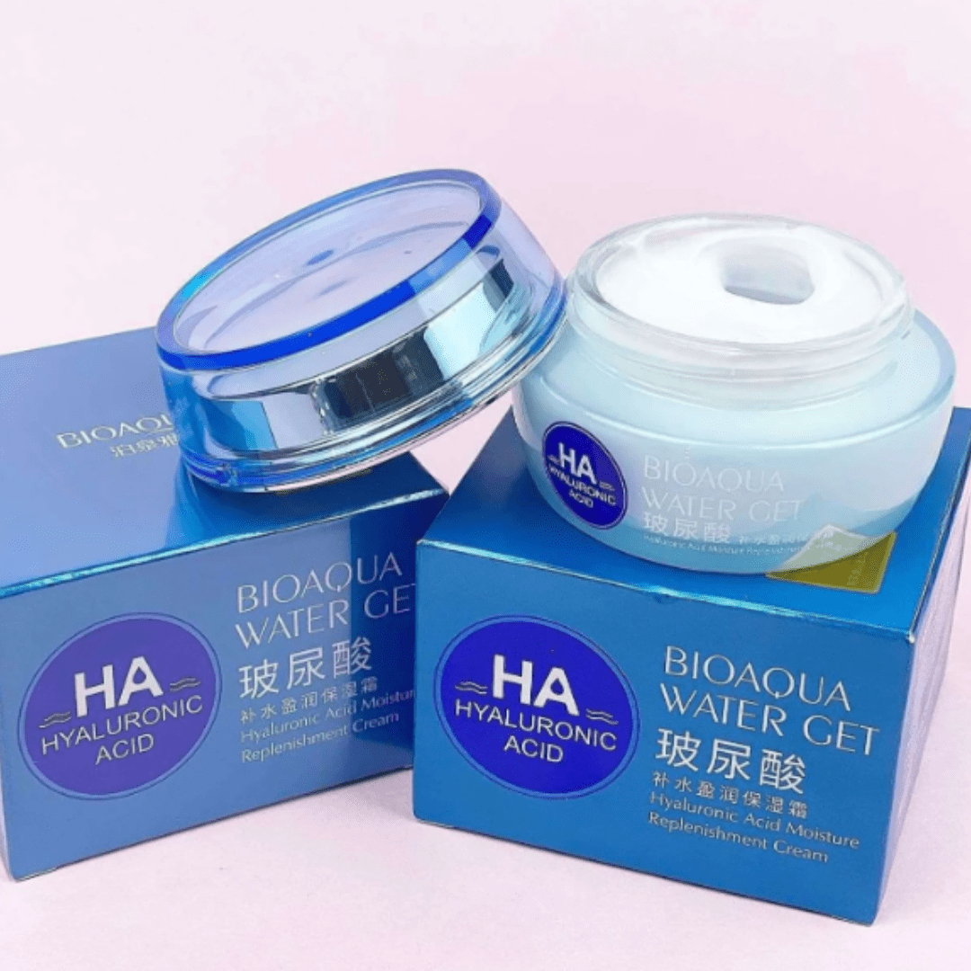 CREMA HIDRATANTE BIOAQUA - ÁCIDO HIALURONICO - Duever Import