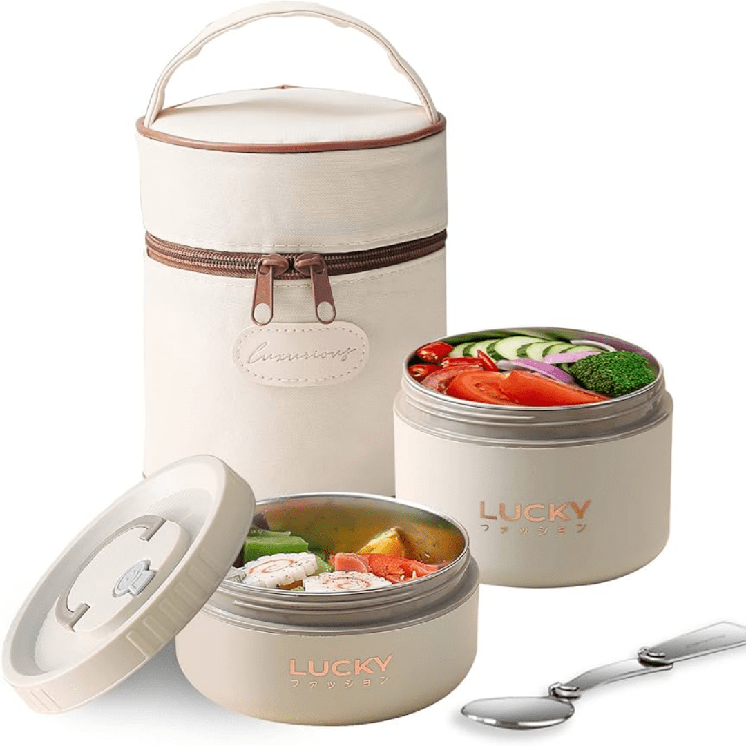 LONCHERA TERMICA LUNCH BOX 2 CONTENEDORES - Duever Import