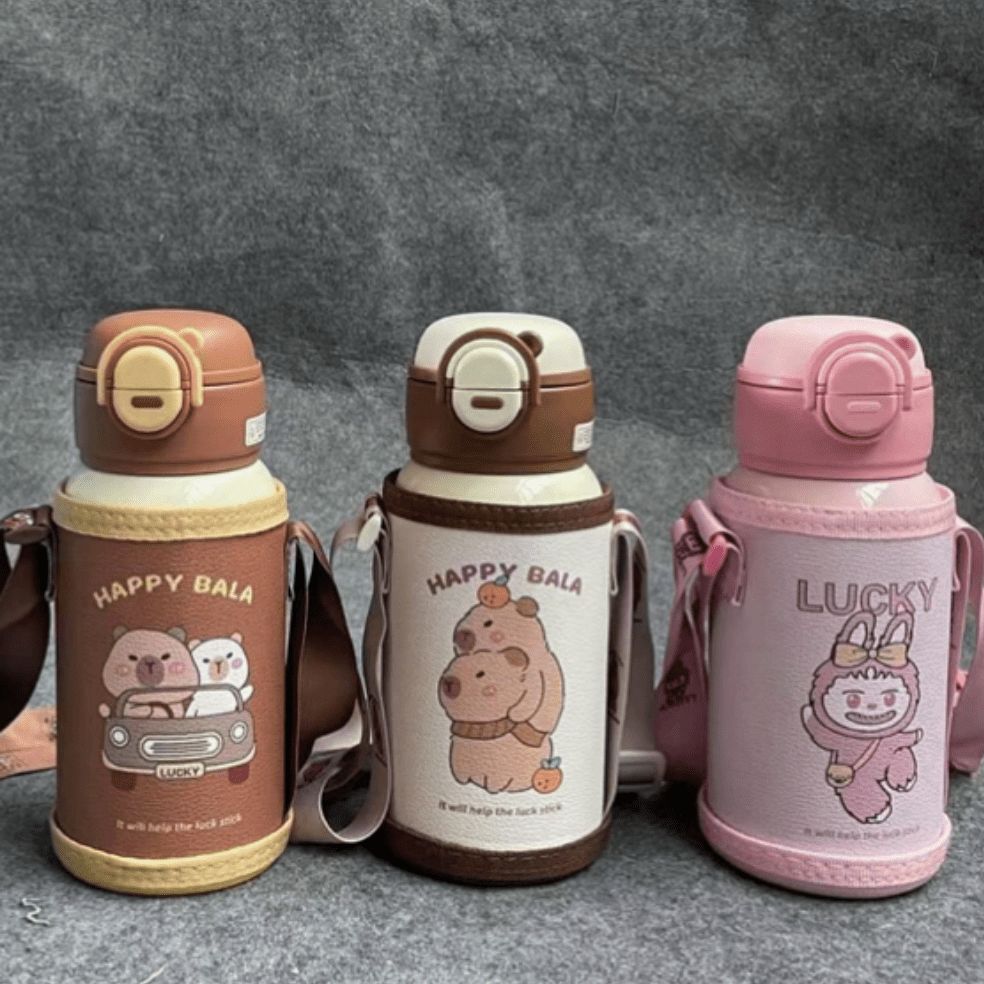 TERMO CAPIBARA PARA NIÑOS – 500 ML - Duever Import